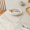 AMERICAN STYLE Tassel coffe mat